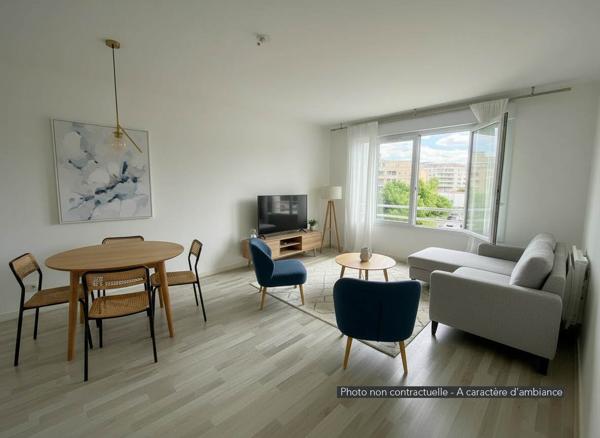 Appartement Lyon 2 pièces de 55m² très lumineux incluant le stationnement