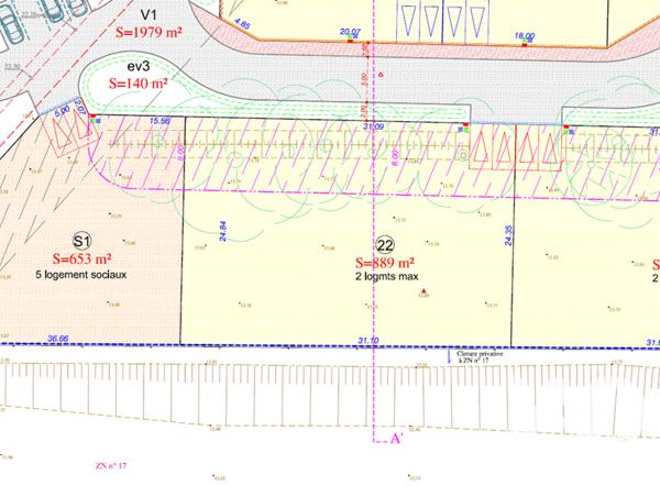 Terrain à vendre 889 m² Challans