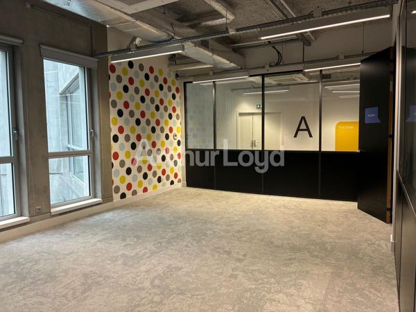 Bureaux à louer à Tourcoing métro en face patio commun et parkings privatifs