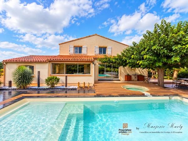 Vente Propriété  9 pièce(s) 230 m2 - Parcelle1450 m2 - Saint Marcel sur Aude (11120 )