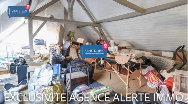 Maison semi-individuelle de 180 m2 en double distributionavec beaucoup de charme et de cachet comprenant 2 séjours, 5 ch + 1 bureau, 1 cave et un beau jardin