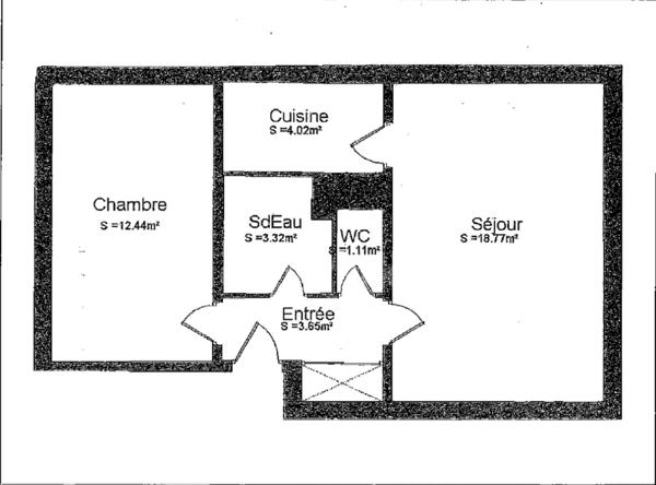 ORLEANS LA SOURCE, dans une copropriété sécurisée idéalement située proche des commodités à vendre appartement T2
