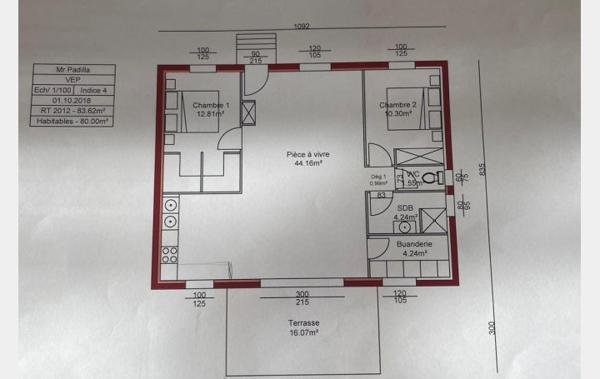 Vente Maison Sur 550 M2 de terrain ! neuf Saint-julien-les-rosiers   