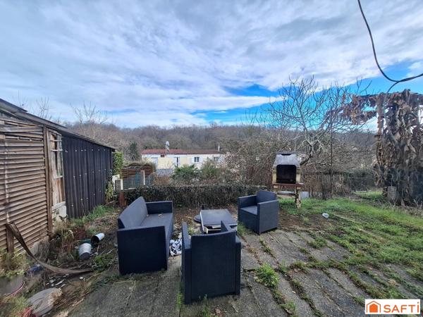 Maison mitoyenne vendu louée de 85m2 avec jardin, 5 pièces dont 3 chambres