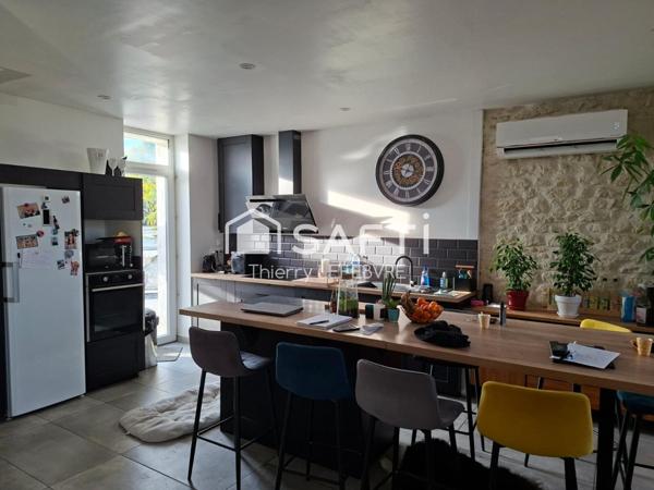 Belle et grande maison en plein centre de Marigny