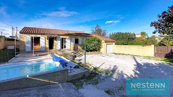 Maison Istres, plain-pied, type 5, 4 chambres, jardin, piscine, garage, proche centre ville