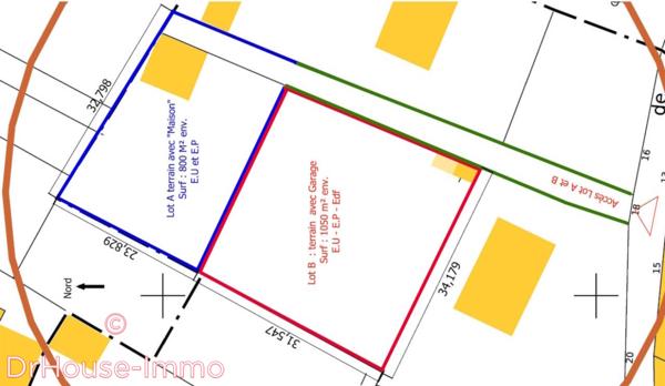 Terrain à vendre 1 pièce de 1 050 m²