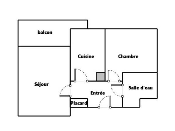 Appartement à vendre 2 pièces 34 m² Ouistreham