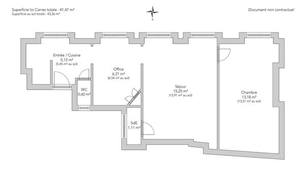 Appartement Paris 4e - SAINT PAUL / PLACE DES VOSGES