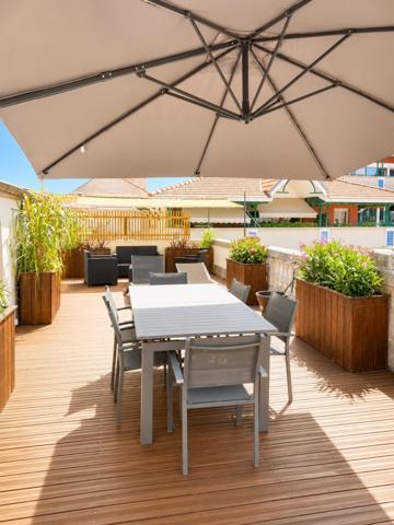 Arcachon Centre – T3 de charme avec rooftop et aperçu bassin