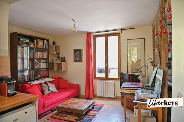 BIEN UNIQUE - 3 pièces 40m² - DPE D - jardin, parking, cave, local vélo