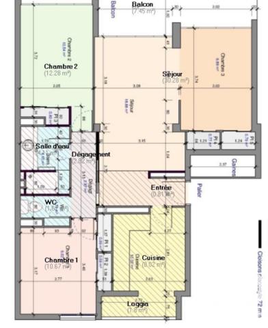 Appartement à vendre 3 pièces 71 m² Marseille 9