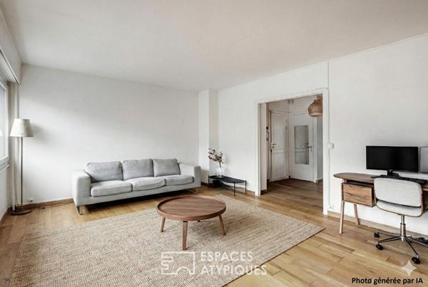 Appartement traversant et lumineux aux portes de Lille