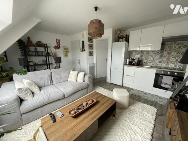 A VENDRE 56 VANNES OUEST T2 BIS + GARAGE DERNIER ETAGE - LOUE