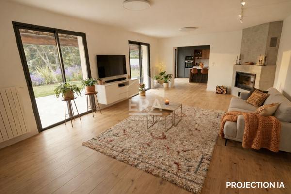 LES PENNES MIRABEAU- EXCLUSIVITE - Double habitation - Maison T4 de 108m2 et appartement T3 de 67m2 sur 1340 m² de terrain avec garage et piscine