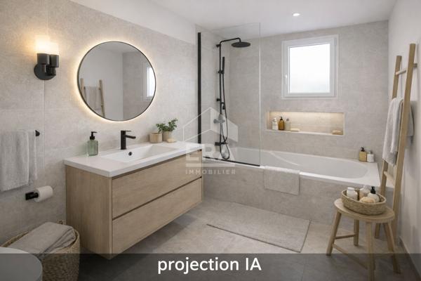 LES PENNES MIRABEAU- EXCLUSIVITE - Double habitation - Maison T4 de 108m2 et appartement T3 de 67m2 sur 1340 m² de terrain avec garage et piscine