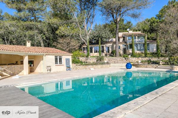 Rognes – Villa 240 m² – Terrain 5 000 m² – Piscine – Pool house