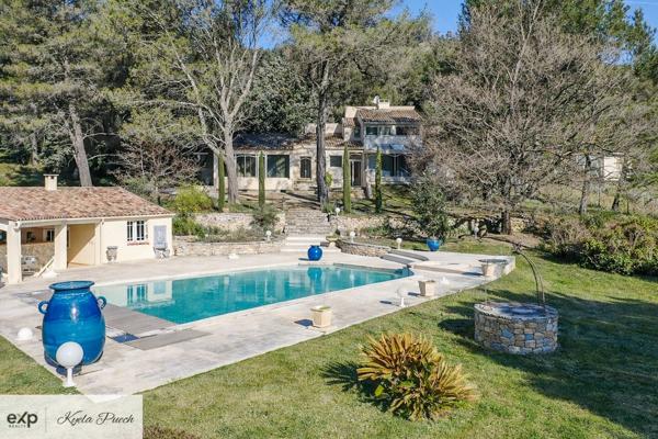 Rognes – Villa 240 m² – Terrain 5 000 m² – Piscine – Pool house