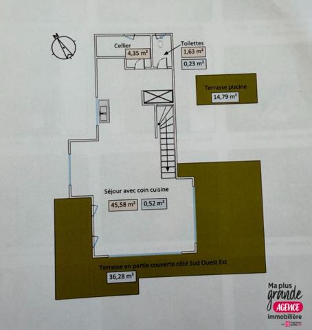 Villa T4 avec piscine/garage sur terrain aménagé - 20137 PORTO VECCHIO - CORSE DU SUD