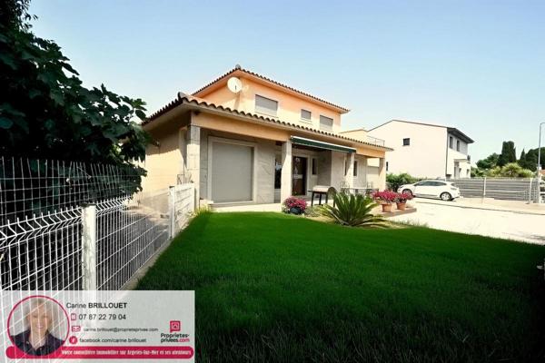 Villa contemporaine 4 faces - 130 m² habitables - Saint-Laurent-de-la-Salanque