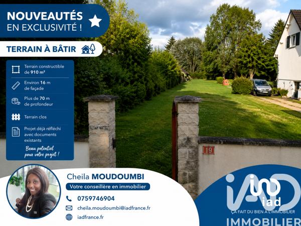 Terrain à vendre 910 m² Cerisiers