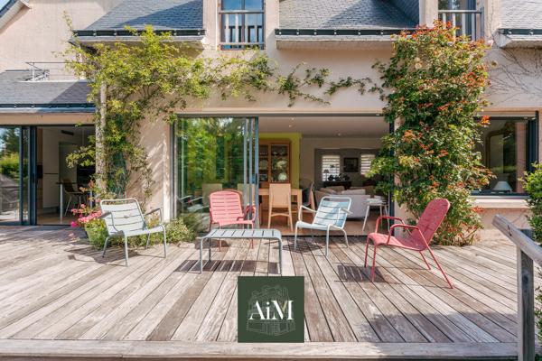 Belle maison familiale dans un écrin de verdure à Arradon – à pied de la plage