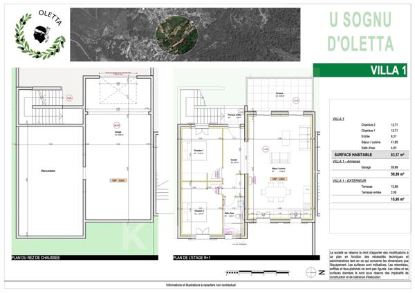 Villa Neuve 84m2 - Domaine Privée - Oletta