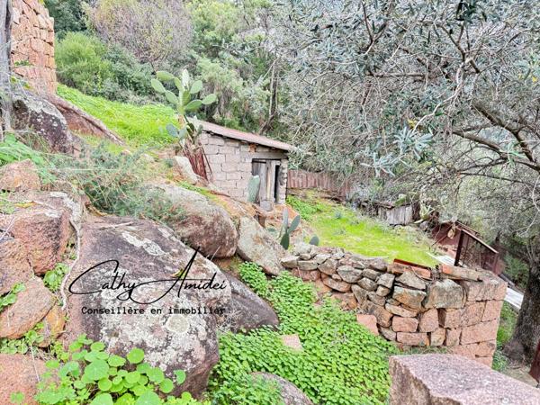 PORTO - OTA (Corse) A vendre maison en pierre, vue mer et tour de Porto, emplacement unique