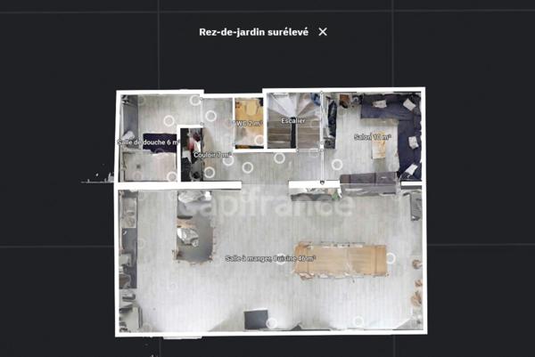 Dpt Côtes-d'Armor (22) - À vendre Saint-Agathon – Maison T6 rénovée 4 chambres 156,87 m² dont studio indépendant 31,36 m² – Terrain 1343 m² – DPE C – 5 min Guingamp