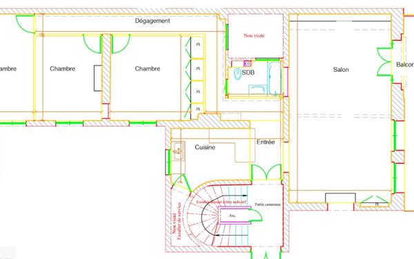 Appartement à vendre    4 pièces • 117,22 m2 Paris 17