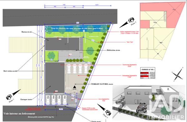 Terrain à vendre 800 m² Châteaurenard