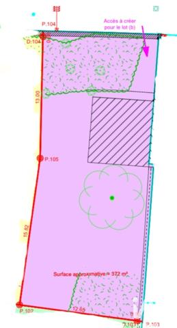 Terrain à vendre 372 m² Le Bono