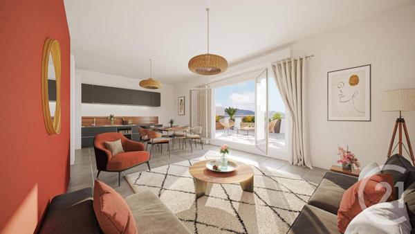 Appartement F3 à vendre  3 pièces - 64,86 m2 THONON LES BAINS - 74