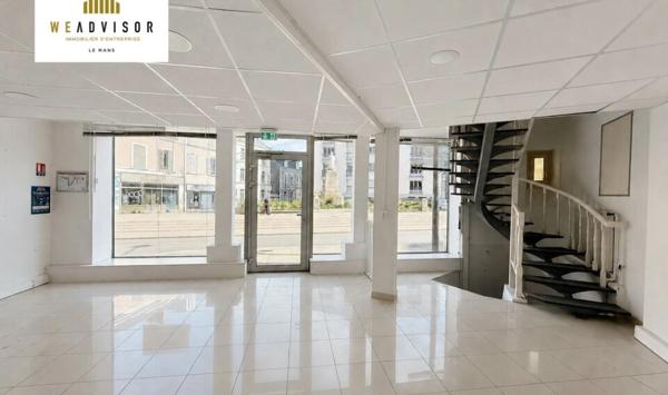 À VENDRE : LOCAL COMMERCIAL D'ENVIRON 162 M² - QUARTIER PREFECTURE LE MANS (72)