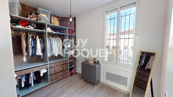 PERPIGNAN quartier des platanes, à vendre maison de ville, 4 pièces avec jardin et garage à motos
