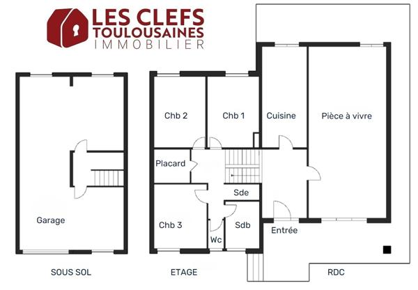 Maison 5 pièces de 102m² + Garage ! L'UNION