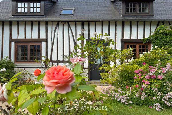 Ensemble de charme avec maison d’invités et jardin bucolique dans la région amiénoise