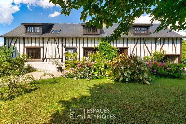 Ensemble de charme avec maison d’invités et jardin bucolique dans la région amiénoise