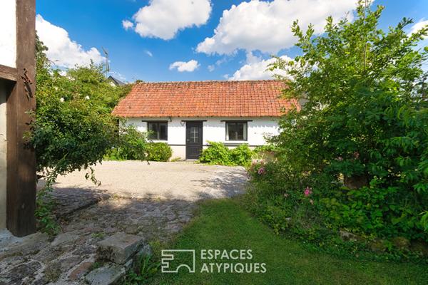 Ensemble de charme avec maison d’invités et jardin bucolique dans la région amiénoise