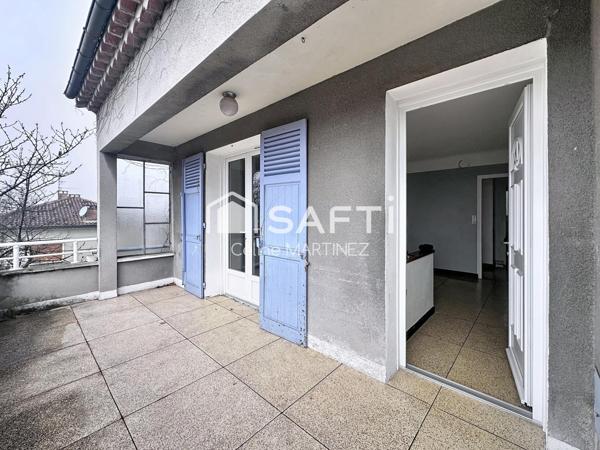 Maison 2 appartements avec jardin