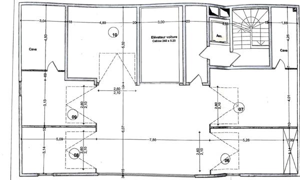 Appartement neuf 3 pièces, dernier étage, garage et cave.