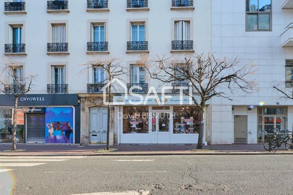 CESSION DE FONDS DE COMMERCES CHAUSSURES POUR ENFANTS LEVALLOIS local commercial de 44 m2 avec une vitrine de 8 mètres