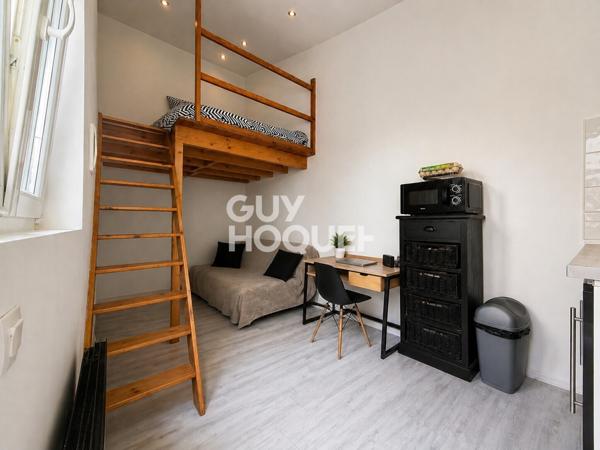Appartement T1 avec mezzanine à vendre à Reims, quartier Cernay, avec terrasse