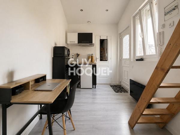 Appartement T1 avec mezzanine à vendre à Reims, quartier Cernay, avec terrasse