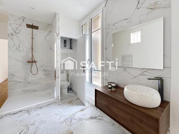 Le confort de deux chambres avec salle d’eau.