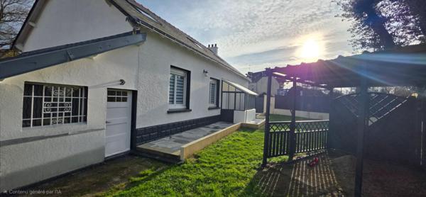 Maison familiale de 116 m²  habitable, offrant 4 chambres et un grand jardin