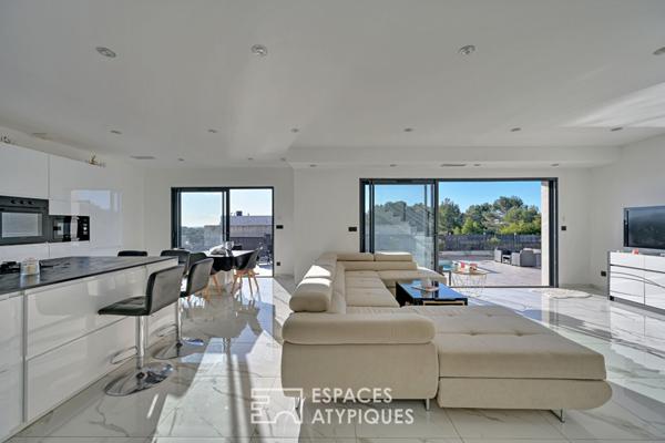 Villa contemporaine avec piscine collines Ouest