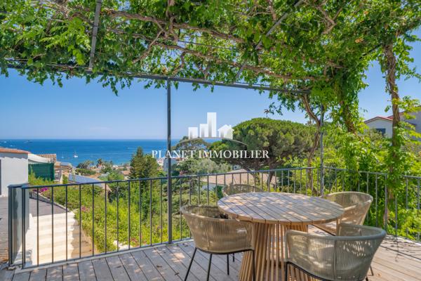 GOLFE JUAN - MAGNIFIQUE VILLA AVEC VUE MER PANORAMIQUE