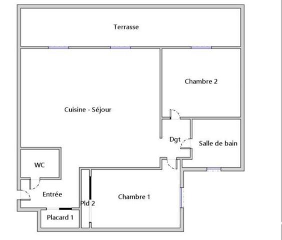 Appartement Fraisses 3 pièces