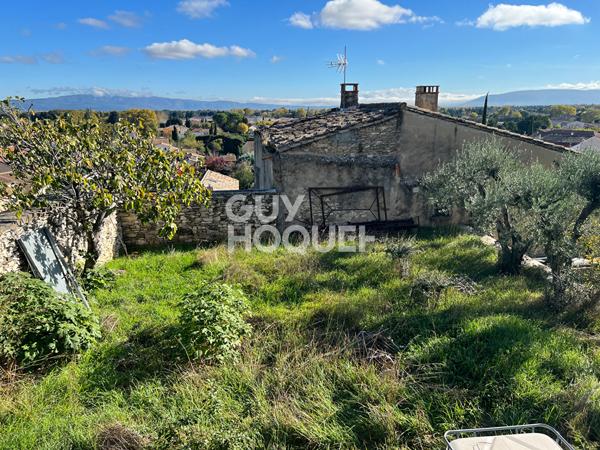 CAUMONT SUR DURANCE : ensemble immobilier et terrain à bâtir